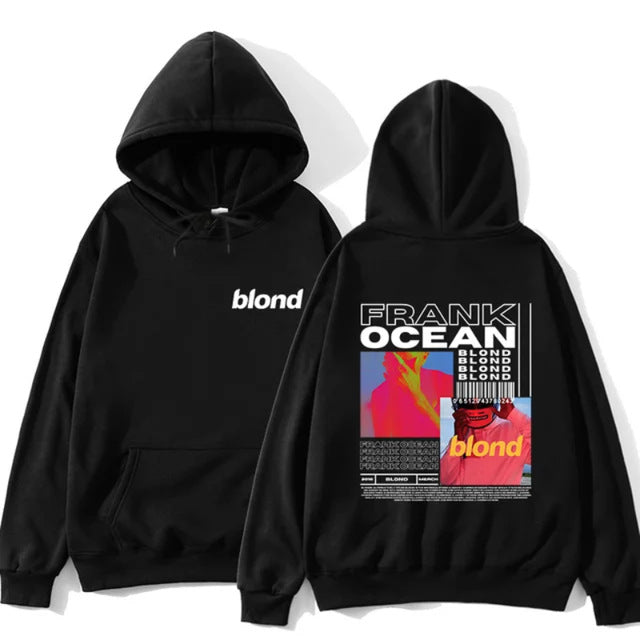 Blonde-mintás kapucnis pulóver