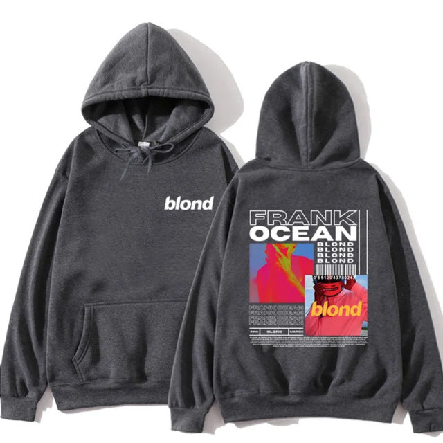 Blonde-mintás kapucnis pulóver