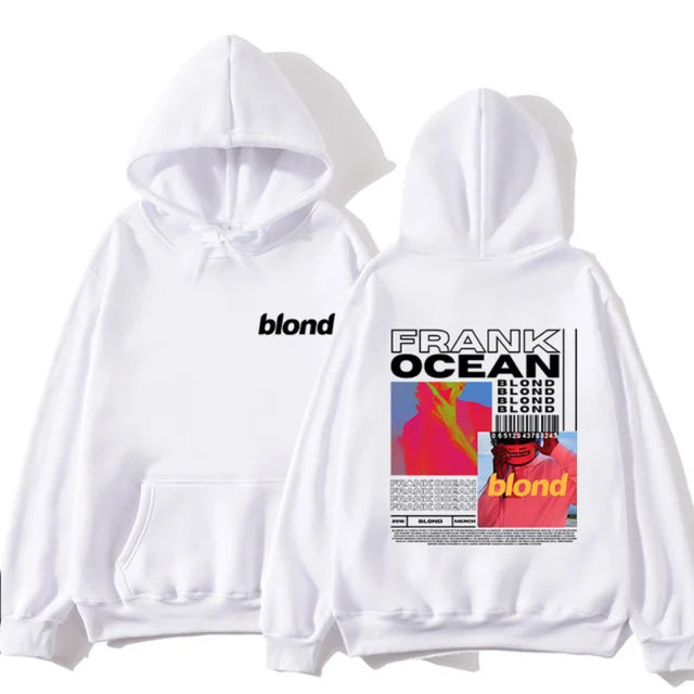 Blonde-mintás kapucnis pulóver