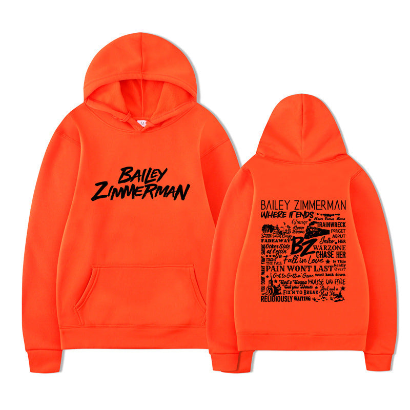 Bailey Zimmerman-feliratos uniszex pulóver