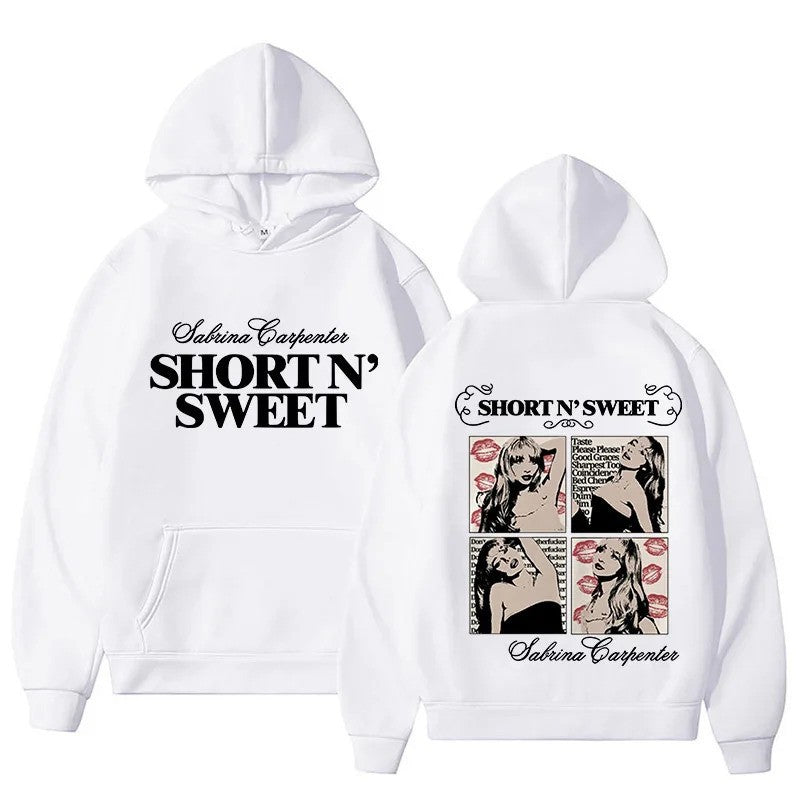 Feliratos férfipulóver „Short N’ Sweet” mintával