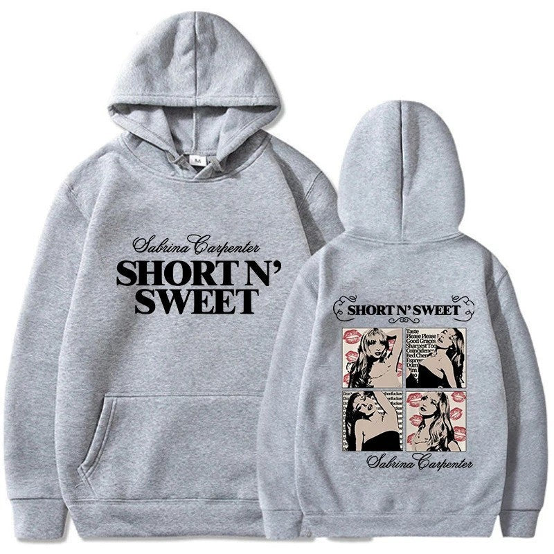 Feliratos férfipulóver „Short N’ Sweet” mintával