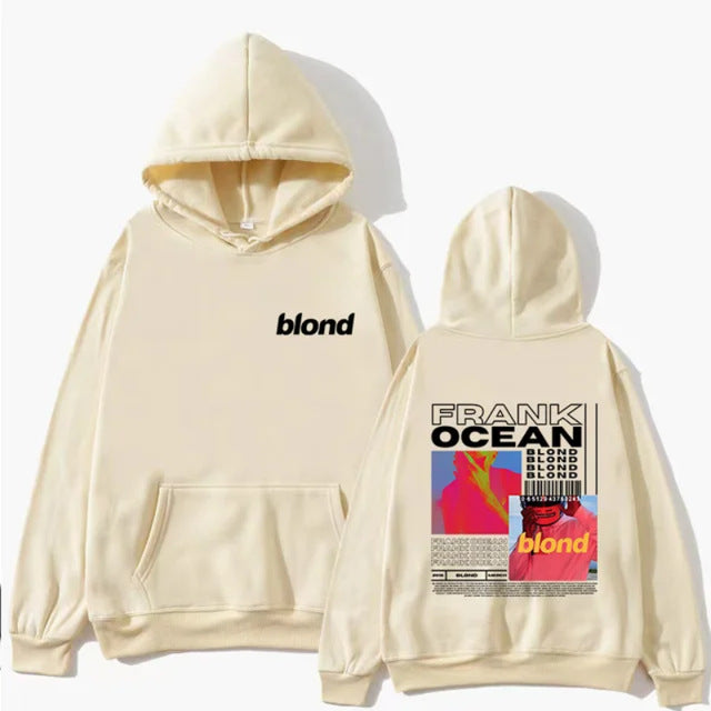 Blonde-mintás kapucnis pulóver