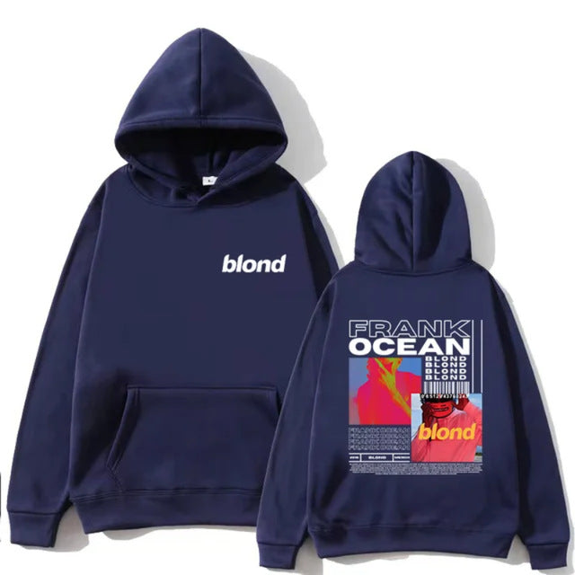 Blonde-mintás kapucnis pulóver