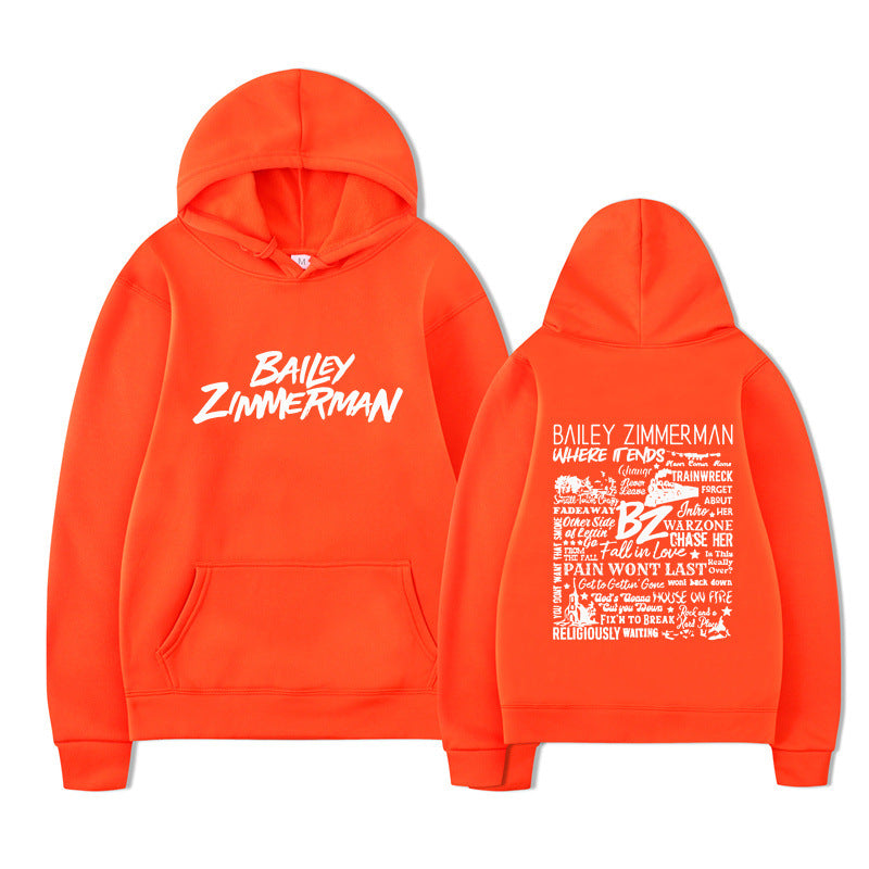 Bailey Zimmerman-feliratos uniszex pulóver