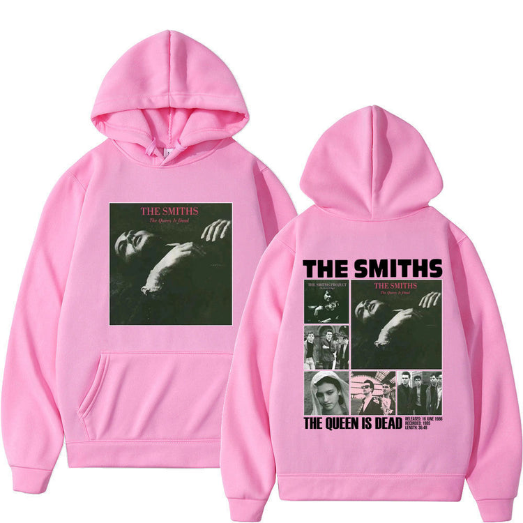The Smiths-mintás pulóver kétoldalas nyomattal