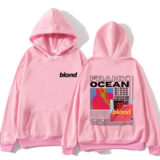 Blonde-mintás kapucnis pulóver