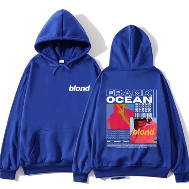 Blonde-mintás kapucnis pulóver