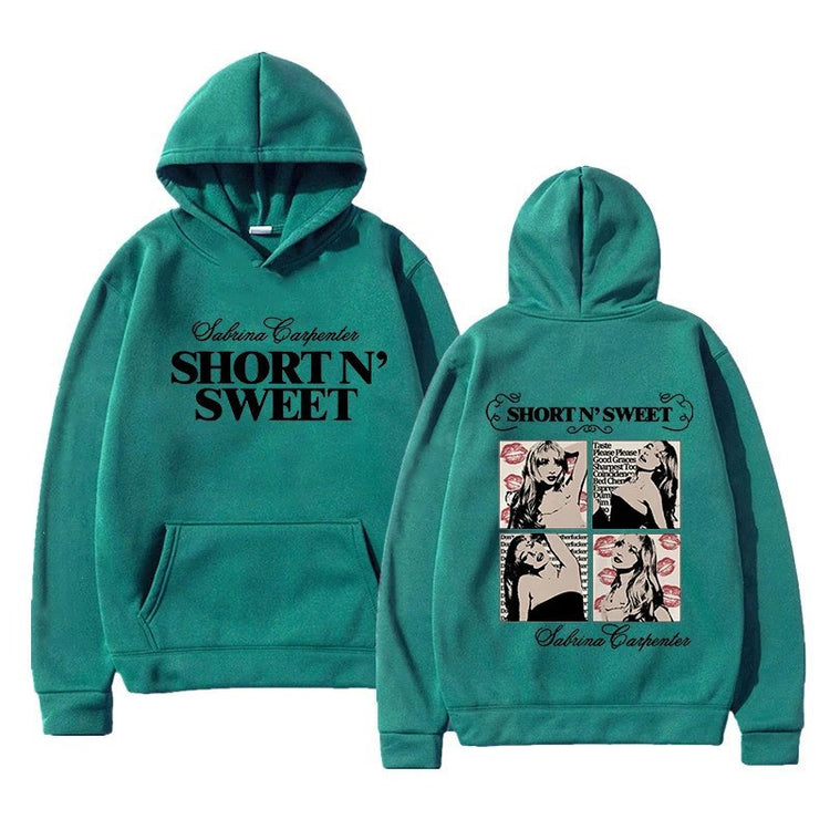 Feliratos férfipulóver „Short N’ Sweet” mintával
