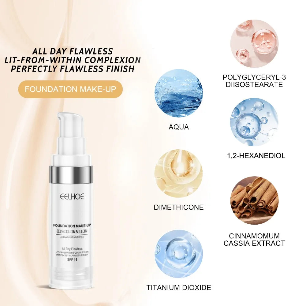 EELHOE színváltozó folyékony alapozó – 30 ml